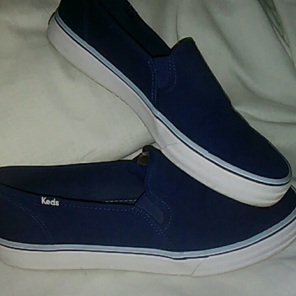 Navy blue KEDS slip-on